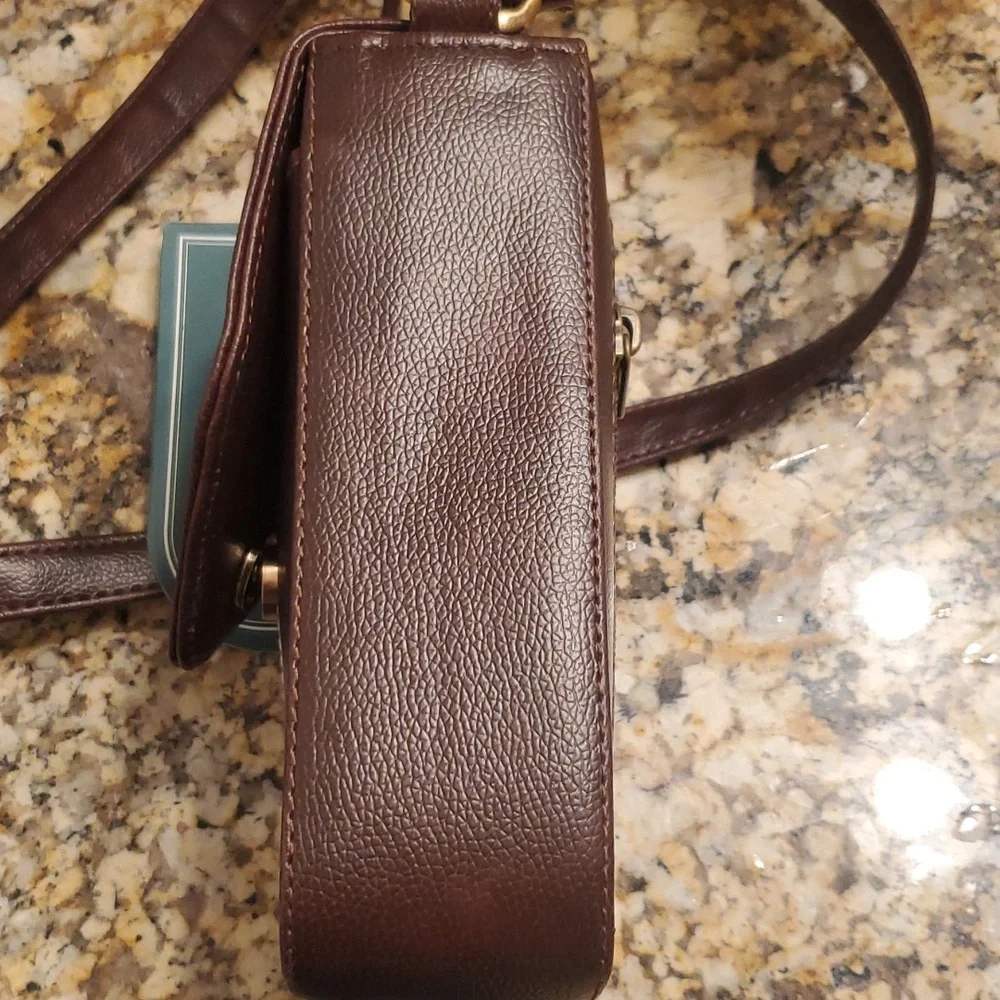 NWT-  Pramadda, Vegan leather,  unisex, body sling bag - Picture 5 of 16